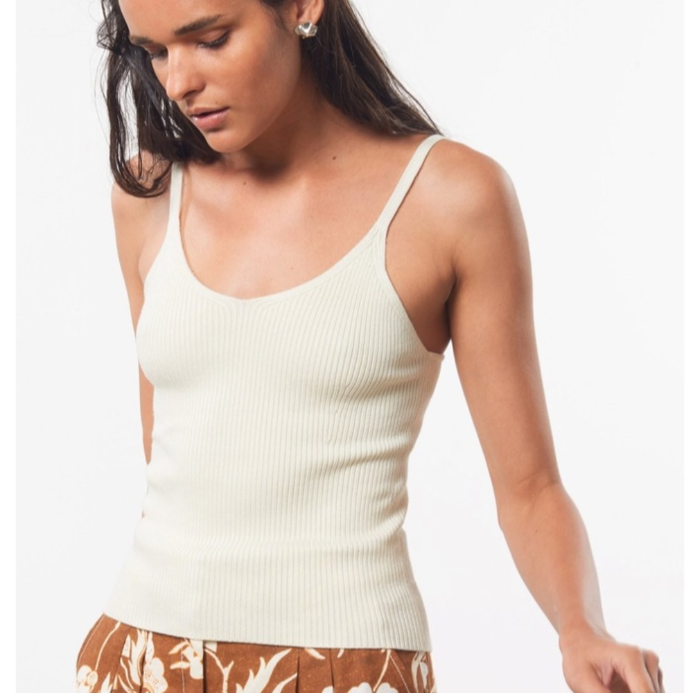 Mara Hoffman Caro Knit Tank, Small